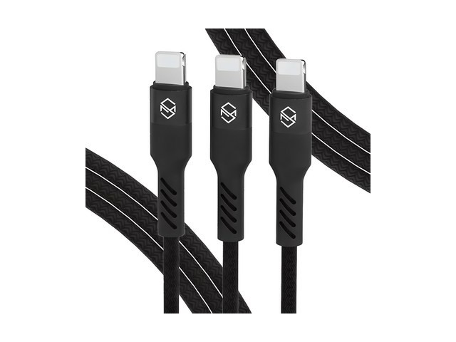 [아이폰 고속 충전기 케이블 1m] 핫 아이템 신지모루 로프 아이폰 고속충전 케이블 3p